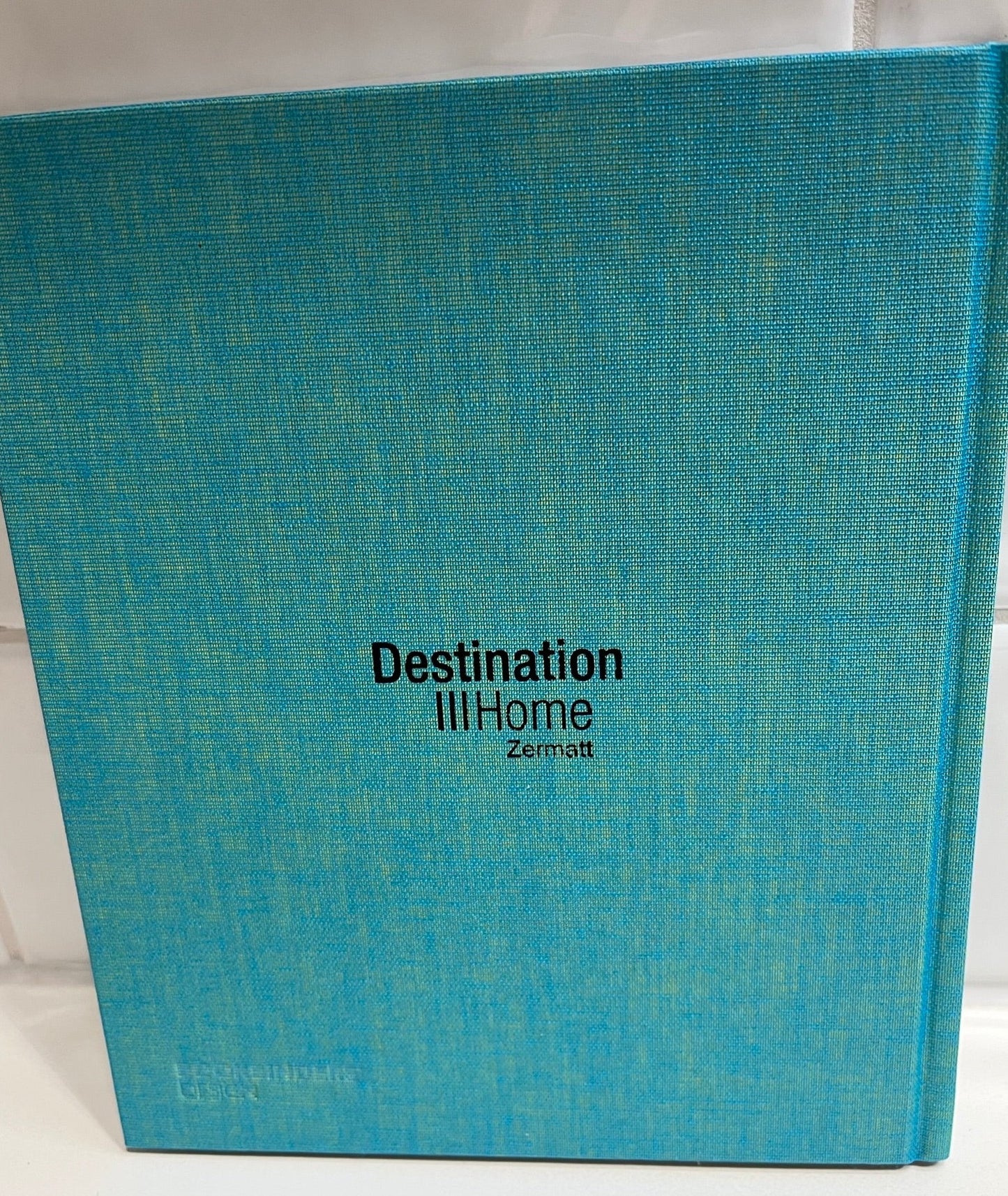 Notebook Zermatt Winter, turquoise