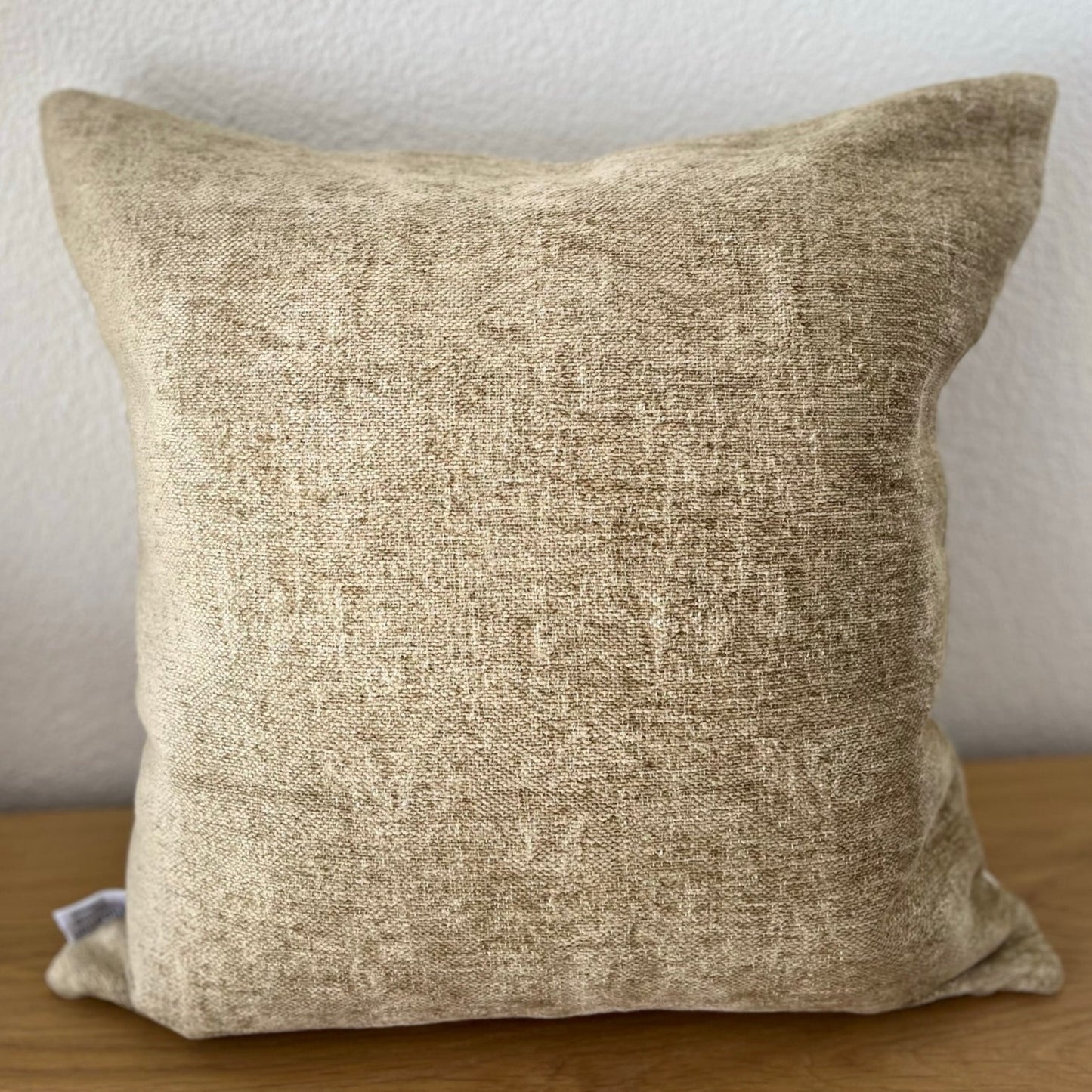 Blacknose Sheep with Matterhorn cushion cover, beige