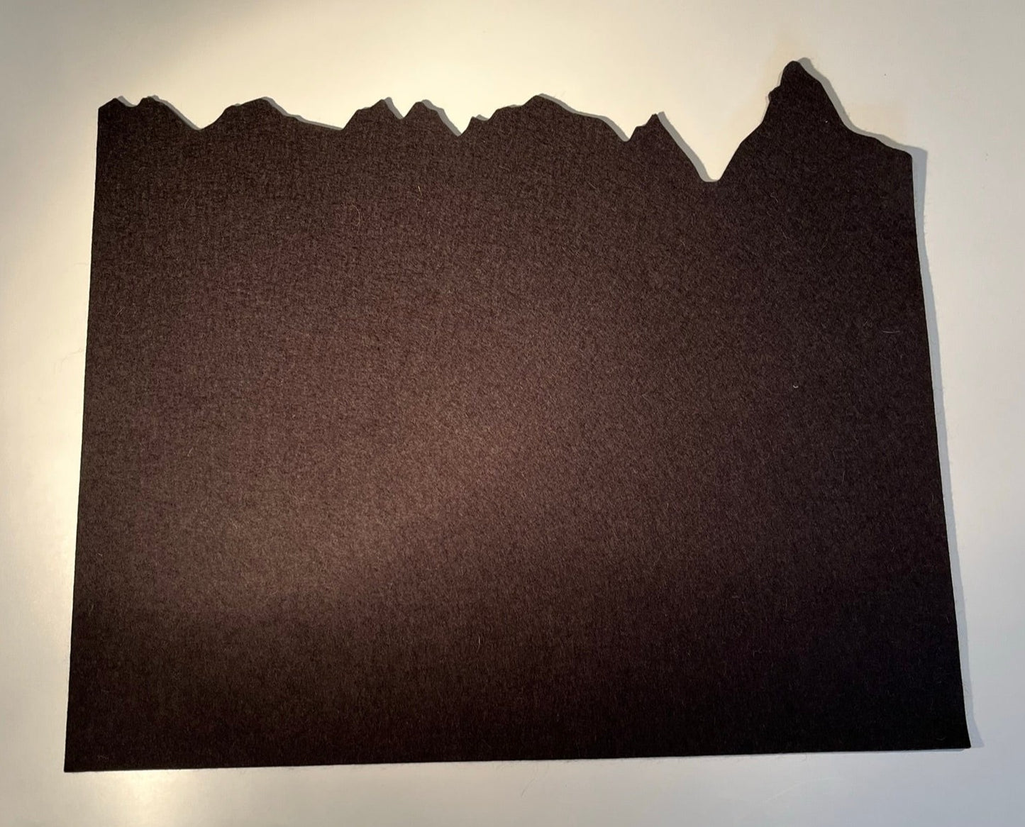 Mountain Panorama table mat, green
