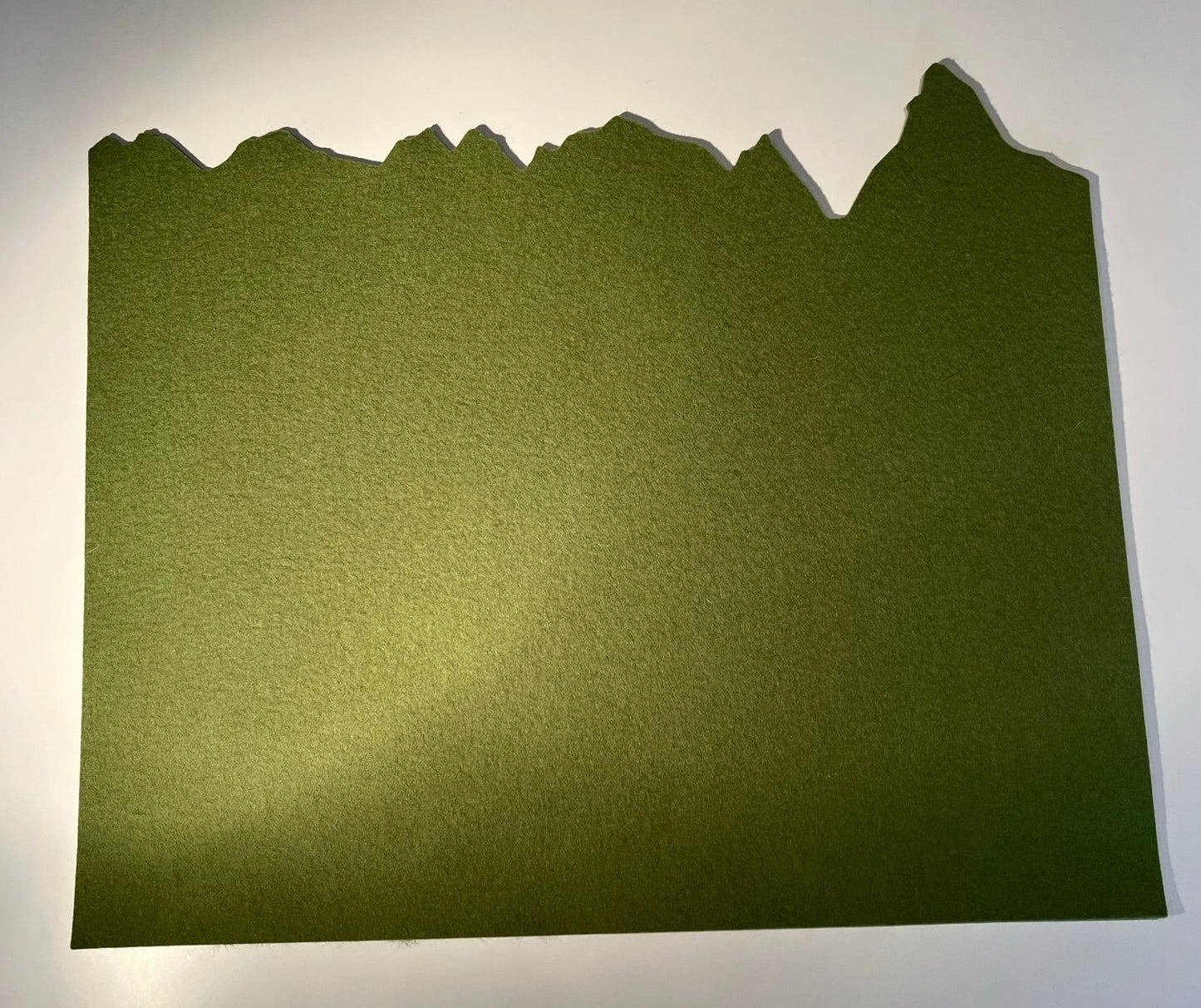 Mountain Panorama table mat, dark grey