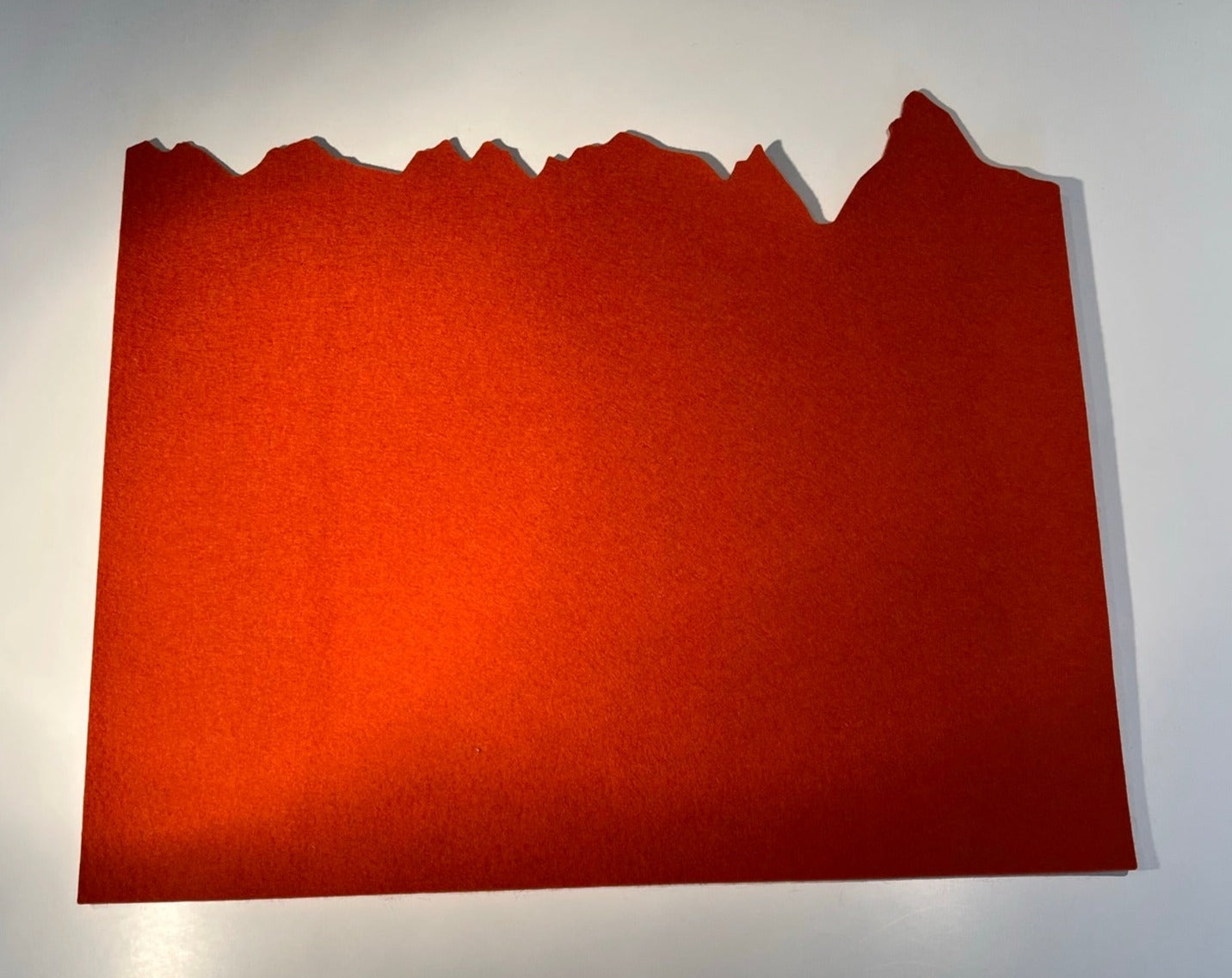 Mountain Panorama table mat, green