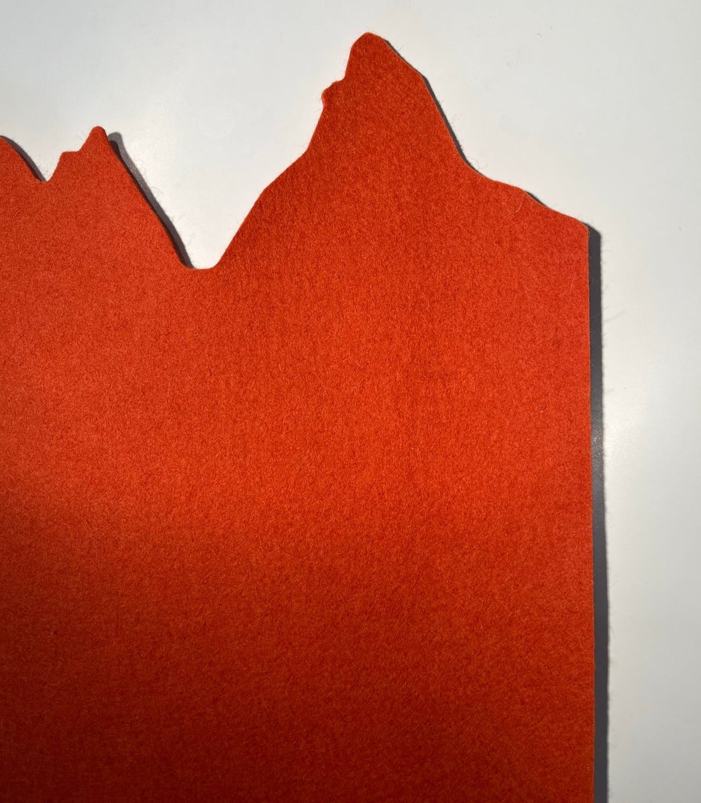 Mountain Panorama table mat, burnt orange